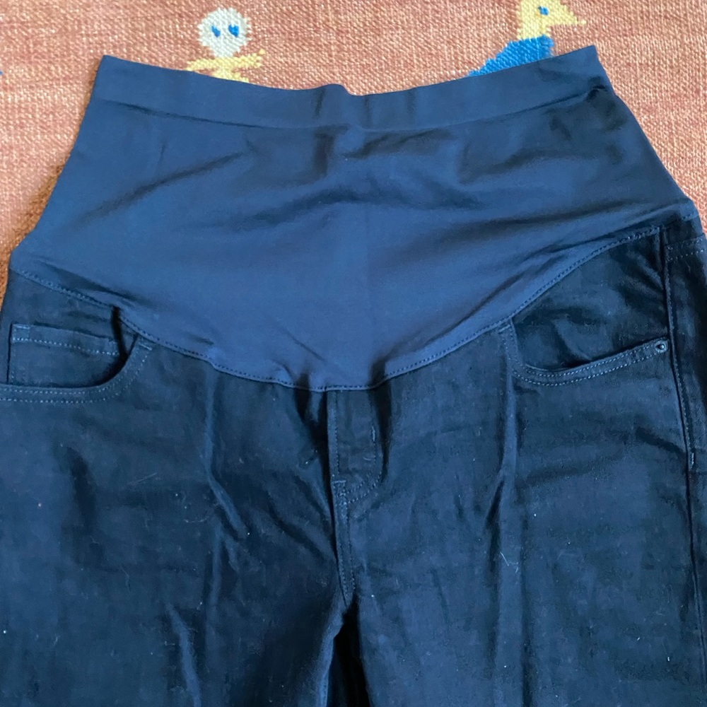Madewell maternity stovepipe blue jeans 30
